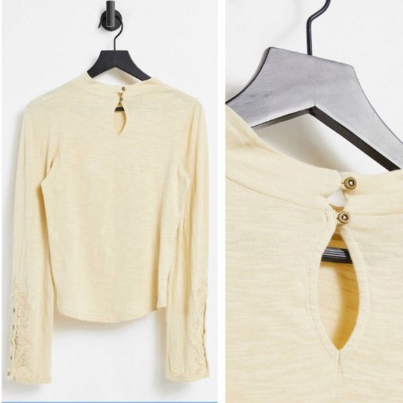 Free People We the Free Hooked on You Tee. NWOT - Picture 4 of 9